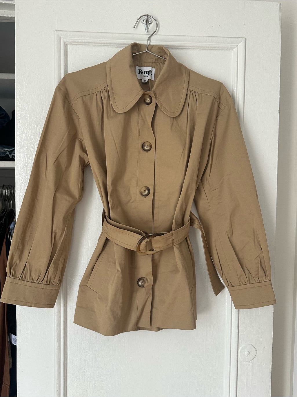 Rouje John Trench Coat With Belt